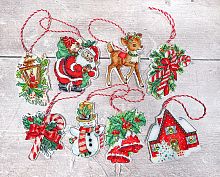 Набір для вишивки хрестиком Christmas Toys Kit nr.1 Letistitch LETI 966