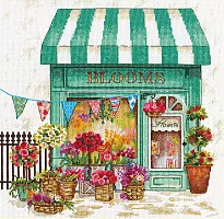 Набор для вышивки крестиком Цветочный магазин Blooms Flower Shop Dimensions 70-35401