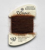 Нитка Wisper Rainbow Gallery W69, червоне дерево