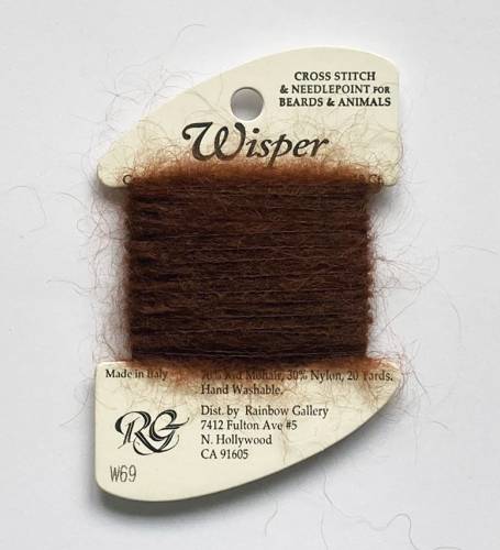 Нитка Wisper Rainbow Gallery W69, червоне дерево