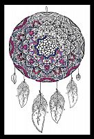 Канва для вышивки Dreamcatcher Zenbroidery Design Works 4005