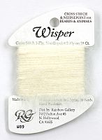 Нитка Wisper Rainbow Gallery W89, екрю