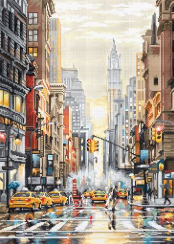 Набір для вишивки хрестиком Sunset on 5th Avenue Letistitch L8025