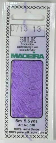 0713 шовкове муліне Madeira Silk Pale Purple фото 2