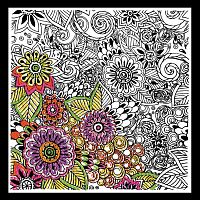 Канва для вышивки Floral Zenbroidery Design Works 4007