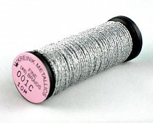001C Silver Cord, Kreinik Fine #8 Braid
