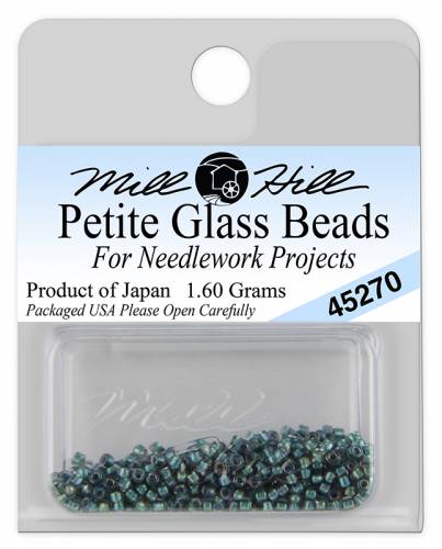 45270 бисер Mill Hill, 15/0 Bottle Green Petite Seed Beads фото 2