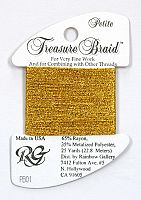 PB01 Нитка Treasure Braid Petite Rainbow Gallery Bright Gold