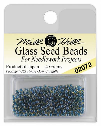 02072 бісер Mill Hill, 11/0 Teal Glass Beads фото 3