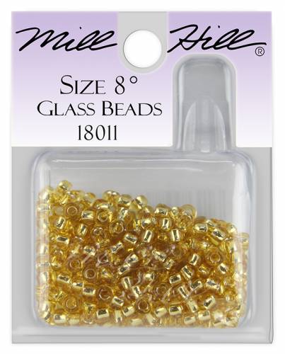 18011 бисер Mill Hill, 8/0 Victorian Gold Glass Beads фото 3