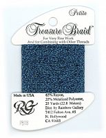 PB18 Нитка Treasure Braid Petite Rainbow Gallery Midnight Blue