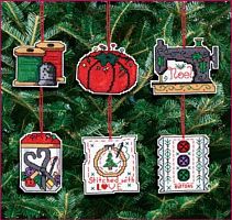 Sewing Ornaments, набор для вышивания крестиком, Janlynn 021-1454