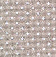 Канва Aida Petit Point Extra Fine 20 Zweigart 3326/3189, бежева в білий горох, 50х55 см