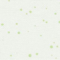 Канва Fein-Aida Splash 18 Zweigart 3793/1359, біла з зеленими бризками, 50х55 см