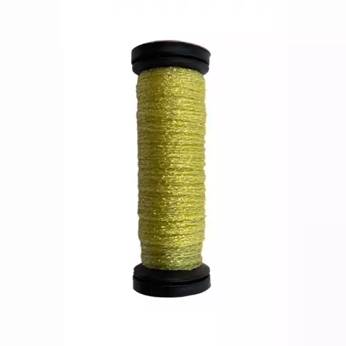 091 Star Yellow, Kreinik Very Fine #4 Braid