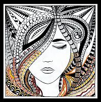 Канва для вышивки Woman Zenbroidery Design Works 4006