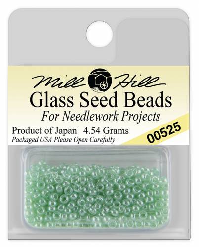 00525 бісер Mill Hill, 11/0 Light Green Glass Beads фото 3