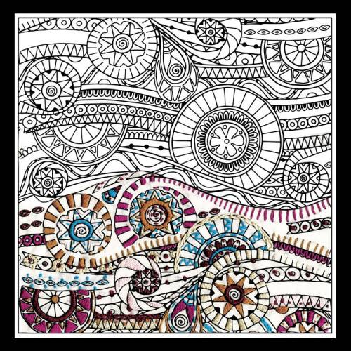 Канва для вышивки Waves Zenbroidery Design Works 4009