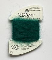 Нитка Wisper Rainbow Gallery W87, зелена