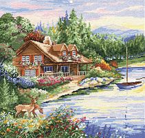 Набір для вишивки хрестиком Lakeside Cabin Design Works 2767