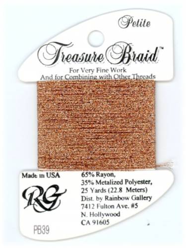 PB39 Нитка Treasure Braid Petite Rainbow Gallery New Cooper