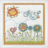 Набір для вишивки хрестиком Fly Away Birdie Design Works 2914