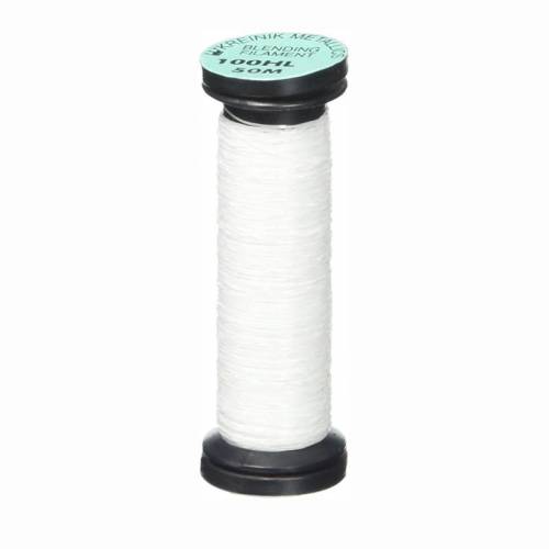 100HL White High Lustre, Kreinik Blending Filament