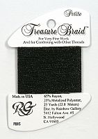 PB05 Нитка Treasure Braid Petite Rainbow Gallery Black