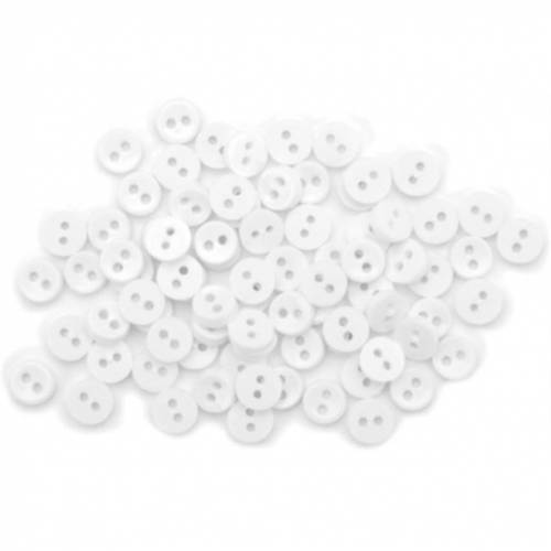 Набір гудзиків Mini White, Favorite Findings 445