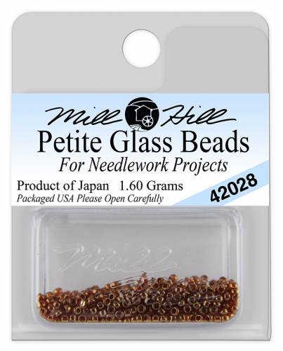 42028 бисер Mill Hill, 15/0 Ginger Petite Seed Beads фото 2