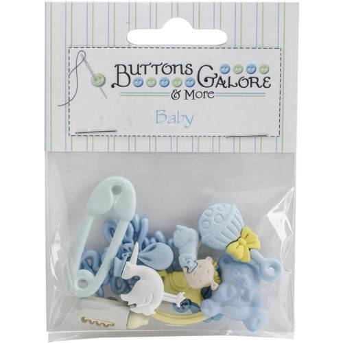 Набір декоративних гудзиків Хлопчик, Buttons Galore 4423 фото 3