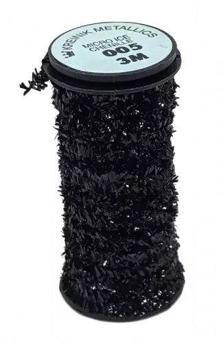 05 Black, Kreinik Micro-ice Chenille