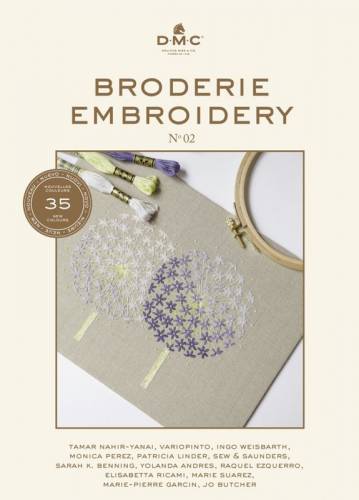 Буклет зі схемами Broderie / Embroidery N° 02, DMC 15481/22