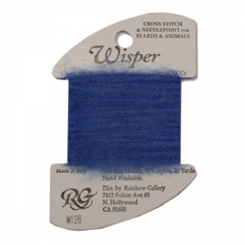 Нитка Wisper Rainbow Gallery W126, синя