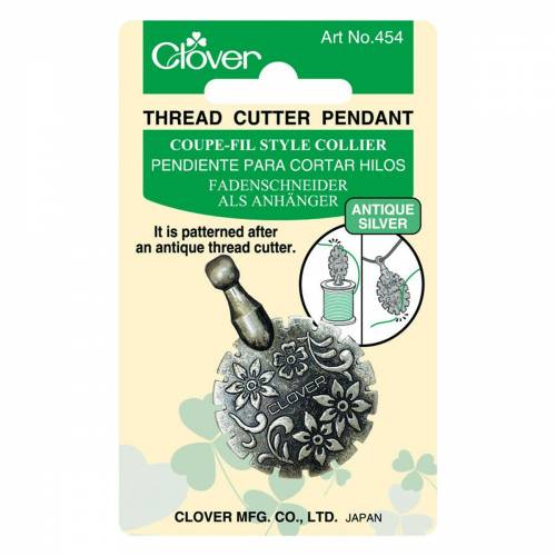 Обрезчик ниток (античное серебро) Thread Cutter Pendant Clover 454