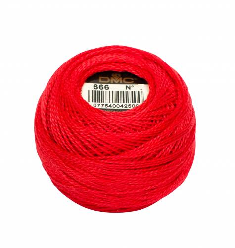666 нитка DMC Pearl Cotton #12 фото 2