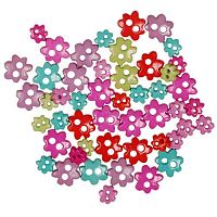 Набір гудзиків Funky Mini Flowers, Favorite Findings 1392