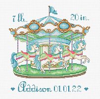 Набір для вишивки хрестиком Baby Carousel Letistitch L8047