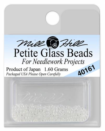 40161 бисер Mill Hill, 15/0 Crystal Petite Seed Beads фото 2
