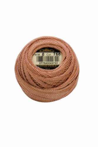 758 нитка DMC Pearl Cotton #8 фото 2