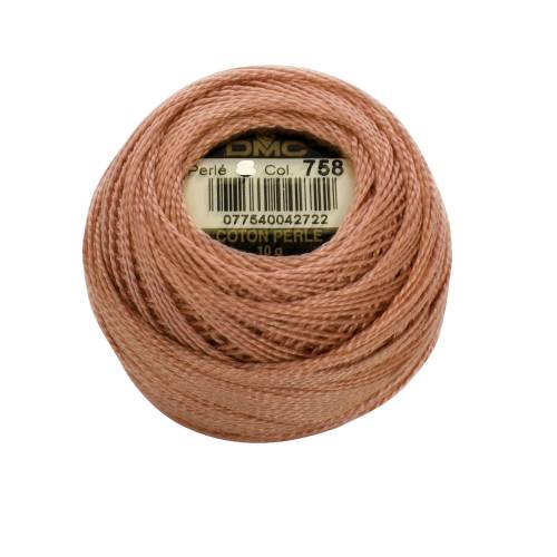 758 нитка DMC Pearl Cotton #12 фото 2