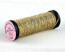 002 Gold, Kreinik Fine #8 Braid