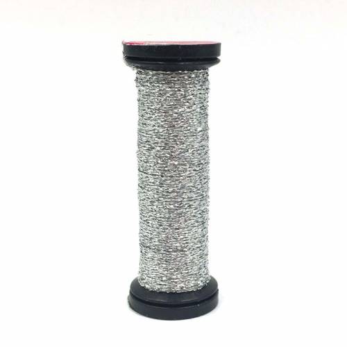 001 Silver, Kreinik Very Fine #4 Braid