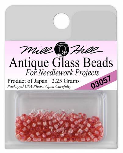 03057 бисер Mill Hill, 11/0 Cherry Sorbet Antique Glass Beads фото 3