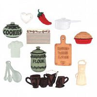 Набір гудзиків In the Kitchen, Dress It Up 338