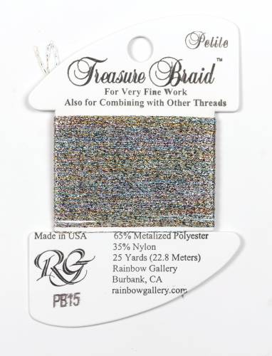 PB15 Нитка Treasure Braid Petite Rainbow Gallery Lite Multi