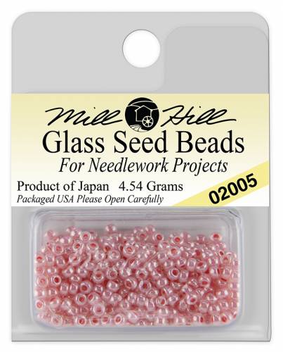 02005 бісер Mill Hill, 11/0 Dusty Rose Glass Beads фото 3