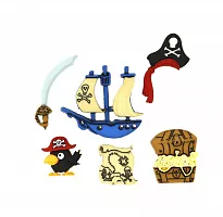 Набір гудзиків Pirates, Dress It Up 4045