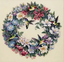 Набір для вишивання хрестиком Hummingbird Wreath Dimensions 35132