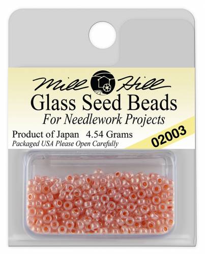 02003 бісер Mill Hill, 11/0 Peach Creme Glass Beads фото 3